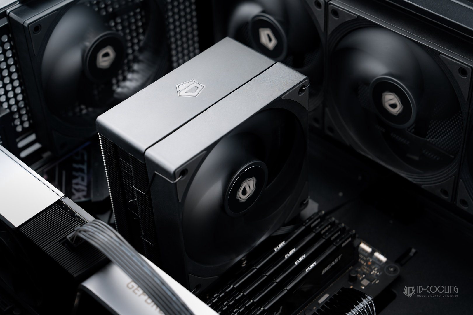 Кулер ID-COOLING SE-214-XT V2 BLACK черный купить,11000