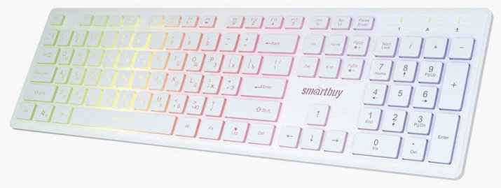 Клавиатура Smartbuy SBK-305U-W белый купить,NaN