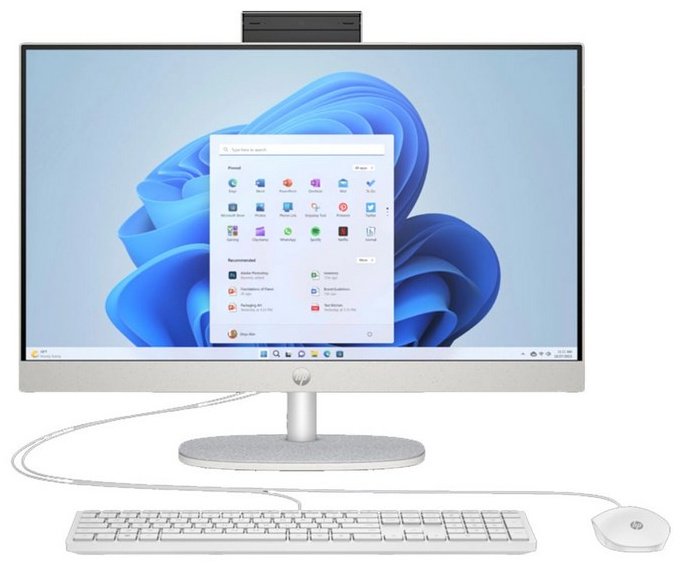 Моноблок HP All-in-One 27-cr1004ci A33HKEA белый купить,NaN
