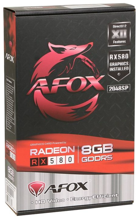 Видеокарта AFOX Radeon RX 580 (AFRX580-8192D5H6-V2) 8 Гб купить,NaN