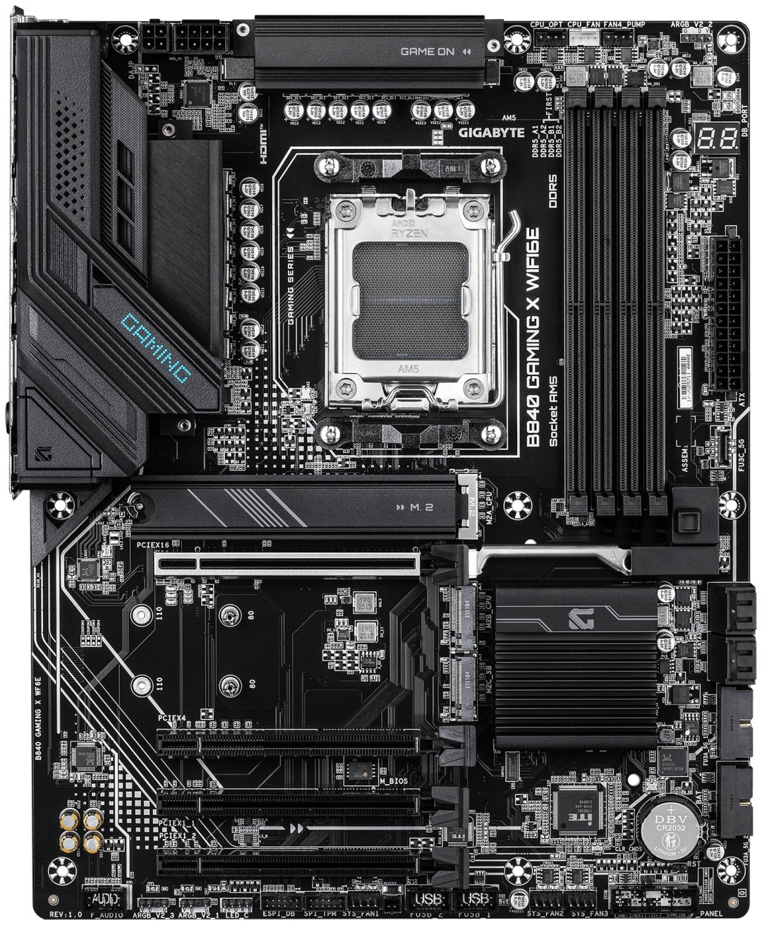 Материнская плата GIGABYTE B840 Gaming X WiFi6E