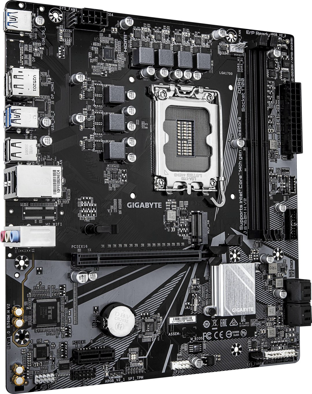 Материнская плата GIGABYTE B760M H V2