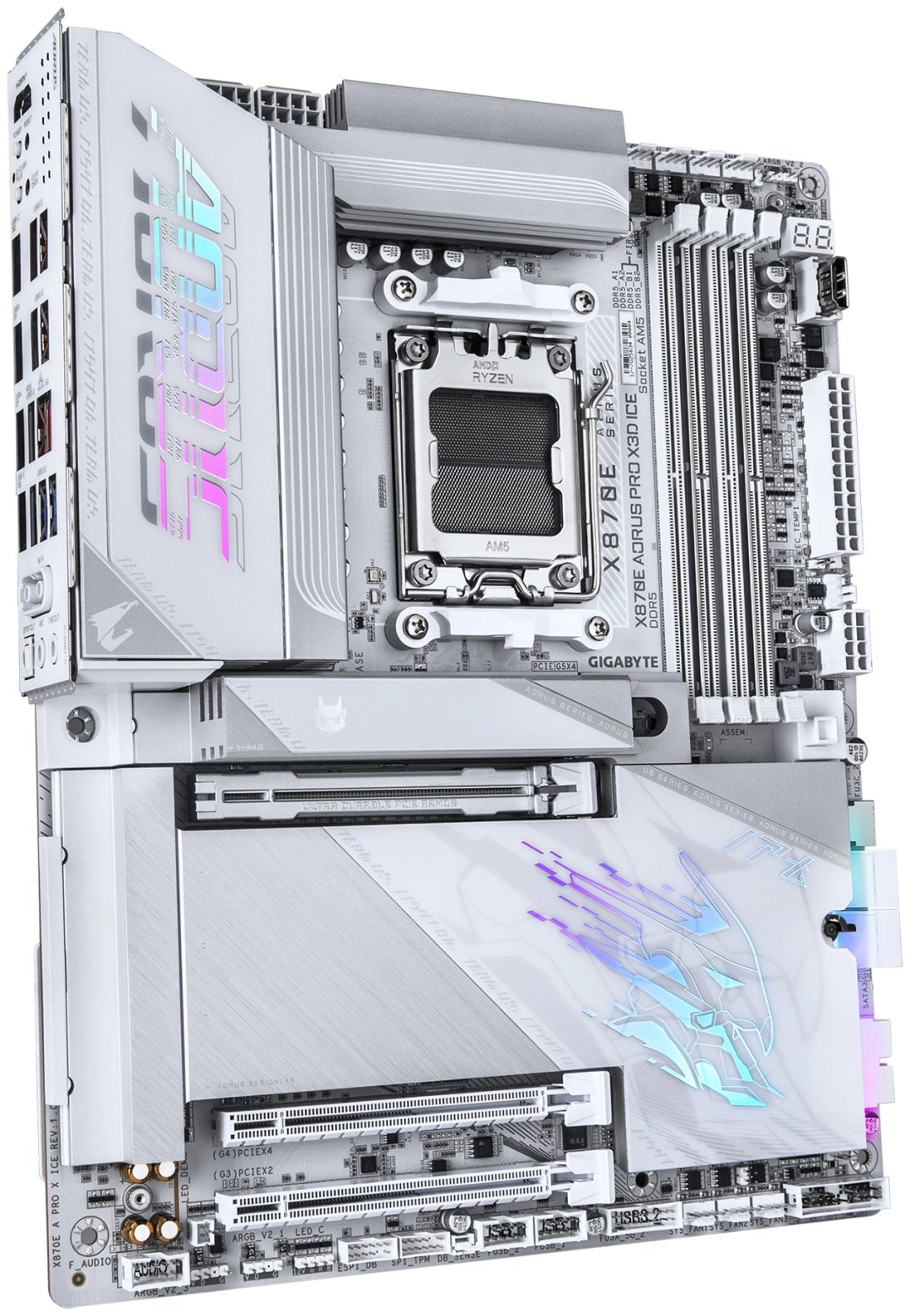 Материнская плата GIGABYTE X870E Aorus Pro X3D ICE