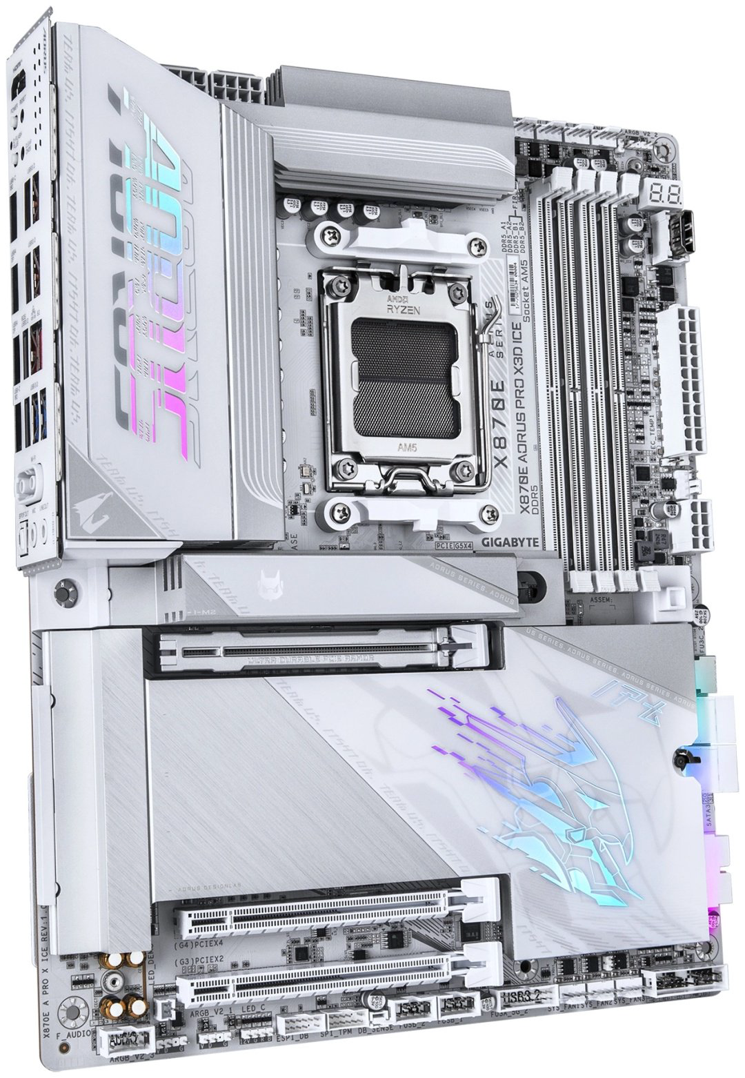 Материнская плата GIGABYTE X870E Aorus Pro X3D ICE