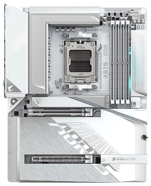 Материнская плата GIGABYTE X870 AORUS STEALTH ICE (REV1.2) купить,NaN