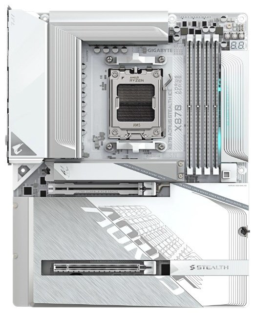 Материнская плата GIGABYTE X870 AORUS STEALTH ICE (REV1.2) купить,NaN