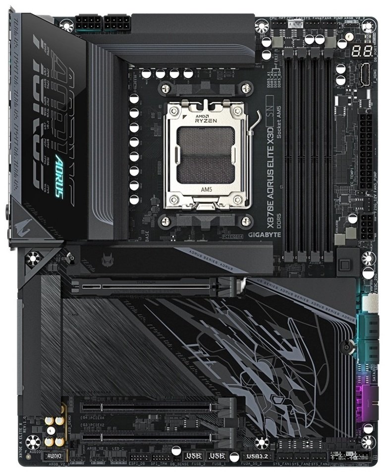 Материнская плата GIGABYTE X870E AORUS ELITE X3D