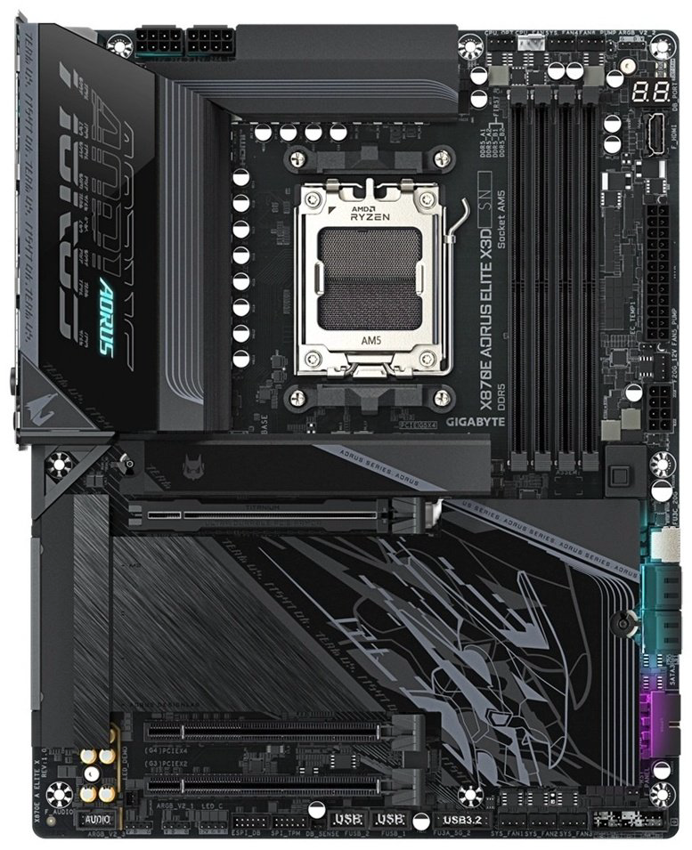 Материнская плата GIGABYTE X870E AORUS ELITE X3D купить,NaN