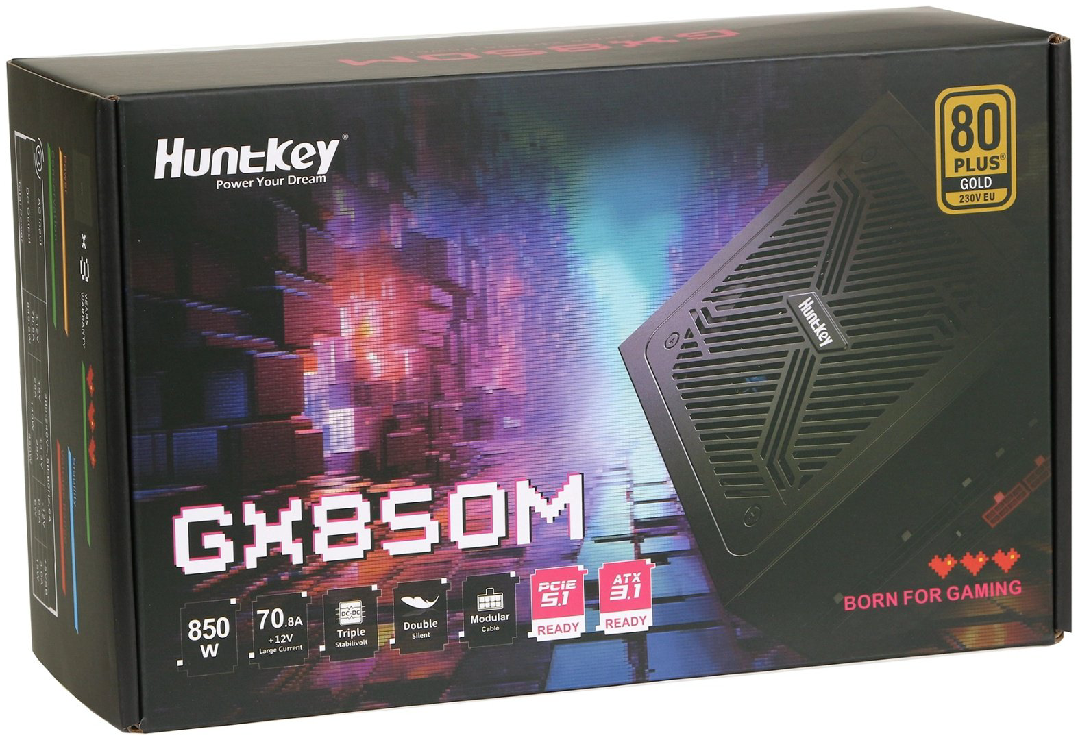 Блок питания HuntKey GX850M 850 Вт - ForteMarket Блок питания HuntKey GX850M 850 Вт купить,49990
