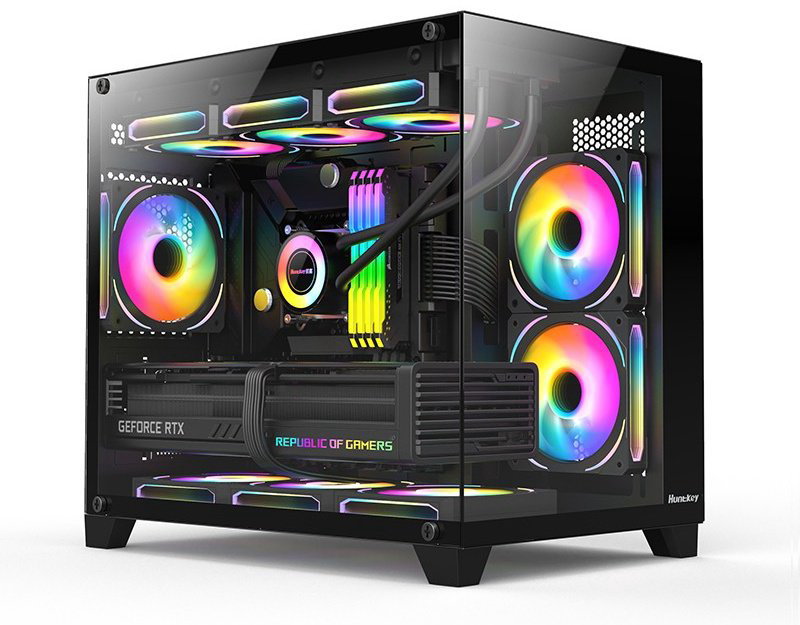 Корпус HuntKey S960 StormX черный