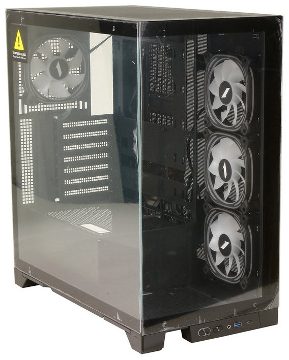 Корпус 1STPLAYER MIKU MI8-BK-3FBR-1FBC2 черный купить,NaN