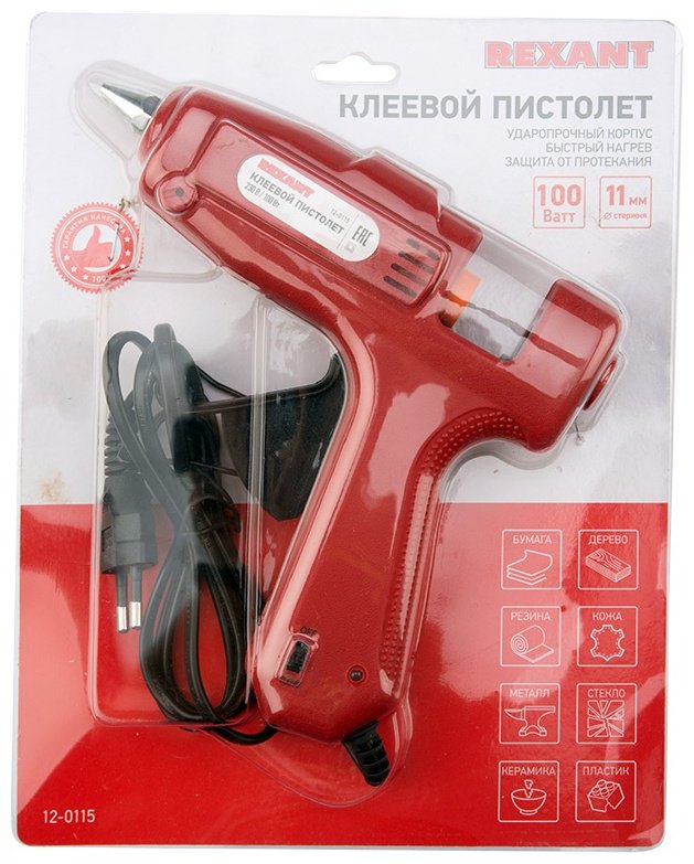 Клеевой пистолет REXANT 12-0115 купить,NaN