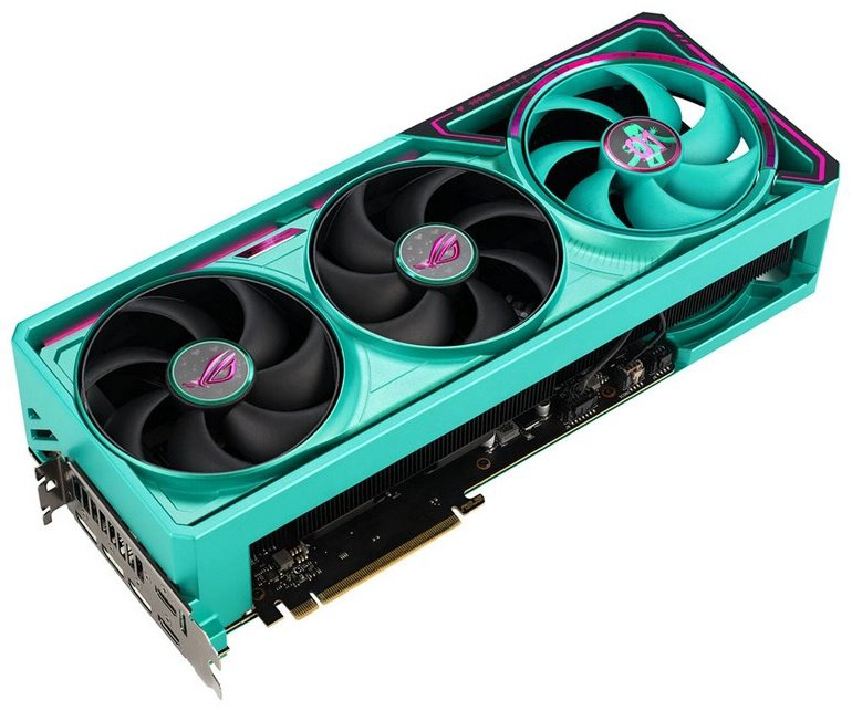 Видеокарта ASUS RTX 5080 ROG Astral OC Hatsune Miku (ROG-ASTRAL-RTX5080-O16G-MIKU-W) 16 Гб купить,NaN
