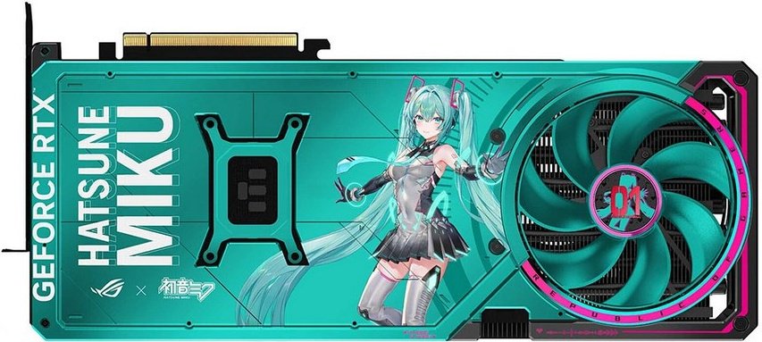 Видеокарта ASUS RTX 5080 ROG Astral OC Hatsune Miku (ROG-ASTRAL-RTX5080-O16G-MIKU-W) 16 Гб купить,NaN