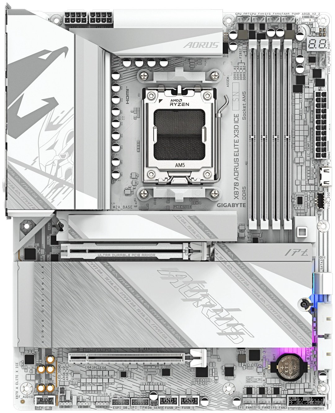 Материнская плата GIGABYTE X870 Aorus Elite X3D ICE купить,190205