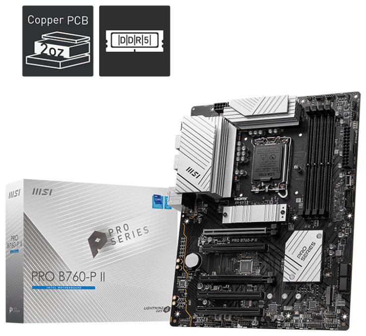 Материнская плата MSI B760-P II купить,NaN