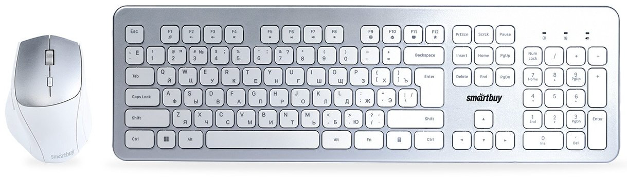 Клавиатура Smartbuy SBC-233616AG-SW серебристый купить,NaN