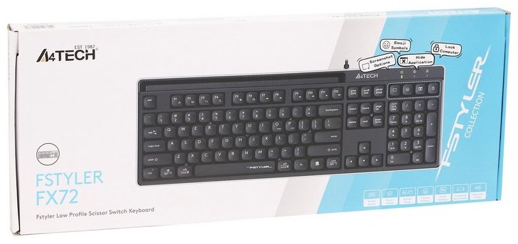 Клавиатура A4Tech Fstyler FX72 Black
