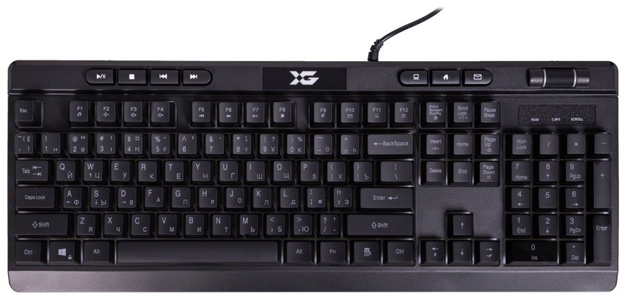 Клавиатура XG Steel Shadow черный
