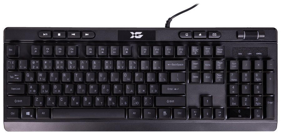 Клавиатура XG Steel Shadow черный