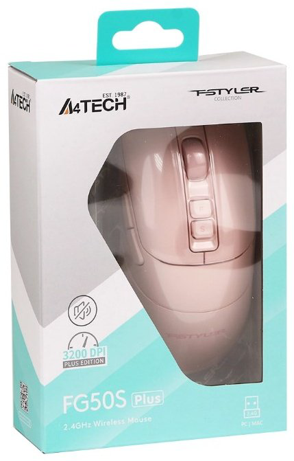 Мышь A4Tech FG50S Plus розовый - ForteMarket Мышь A4Tech FG50S Plus розовый купить,6590