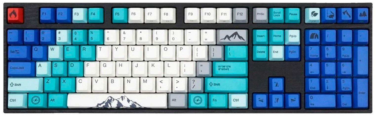 Клавиатура VARMILO VEM108 Summit R1 A36A050B0A3A06A007 серый купить,NaN