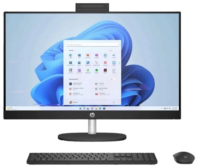 Моноблок HP All-in-One 27-cr2052ci CJ2E2EA черный купить,NaN