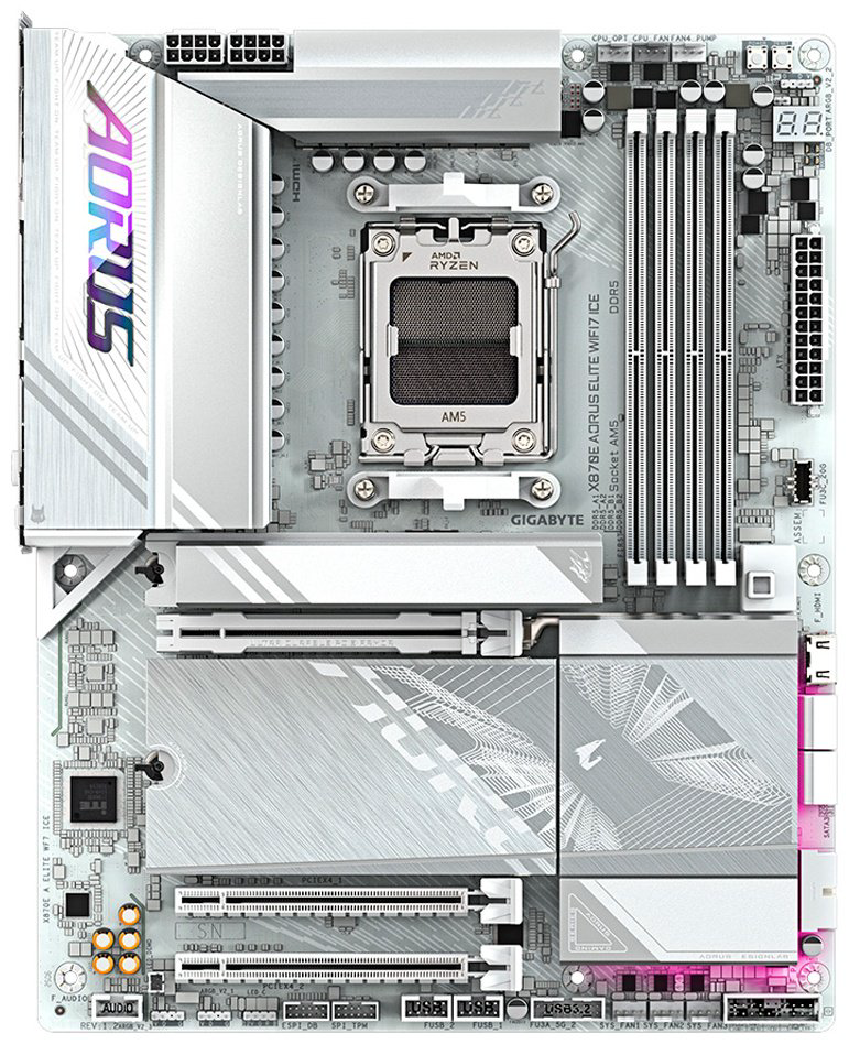 Материнская плата GIGABYTE X870E A ELITE WF7 ICE купить,225290