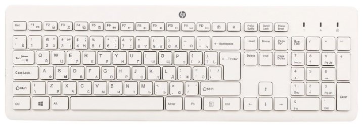 Клавиатура HP 3L1F0AA#B15 KZHT белый