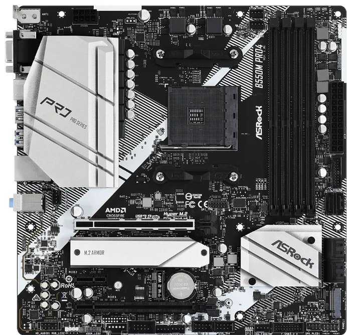 Материнская плата ASRock B550M PRO4 купить,NaN