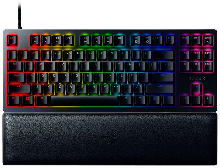 Клавиатура Razer Huntsman V2 Tenkeyless Purple Switch черный купить,NaN