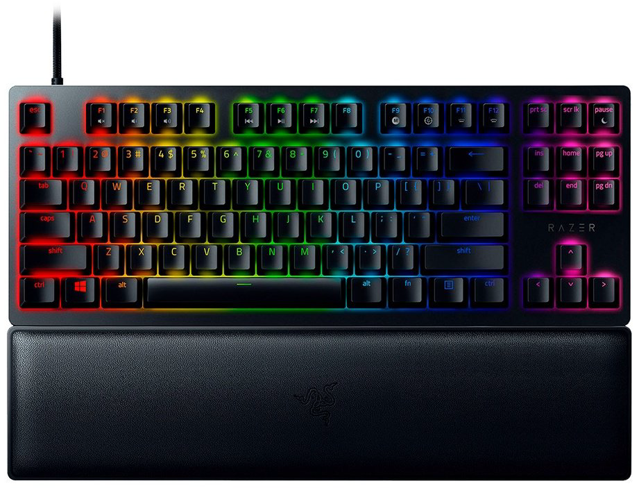 Клавиатура Razer Huntsman V2 Tenkeyless Purple Switch черный купить,NaN