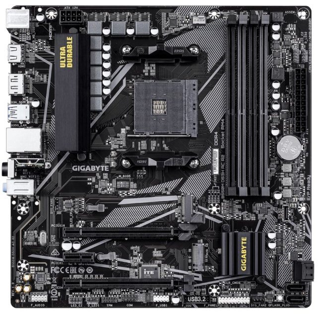 Материнская плата GIGABYTE B550M DS3H AC R2 (REV1.0) купить,NaN