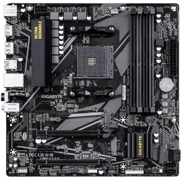 Материнская плата GIGABYTE B550M DS3H AC R2 (REV1.0) купить,NaN