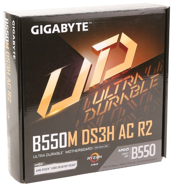 Материнская плата GIGABYTE B550M DS3H AC R2 (REV1.0) купить,NaN