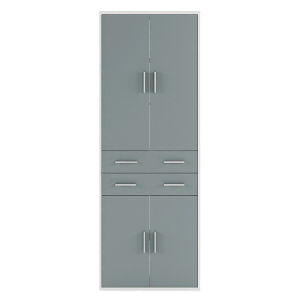 Шкаф-пенал Gerbor холдинг Каби REG4D2S/220 пепельный-антрацит купить,NaN