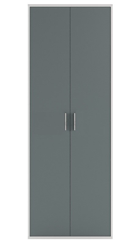 Шкаф Gerbor холдинг Каби SZF2D 79х220 пепельный-антрацит купить,NaN