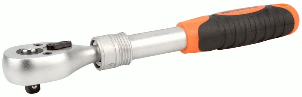 Трещотка АвтоDело 39734 телескопическая 1/4 купить,NaN