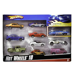 Игровой набор Hot Wheels Basic из 10 машинок