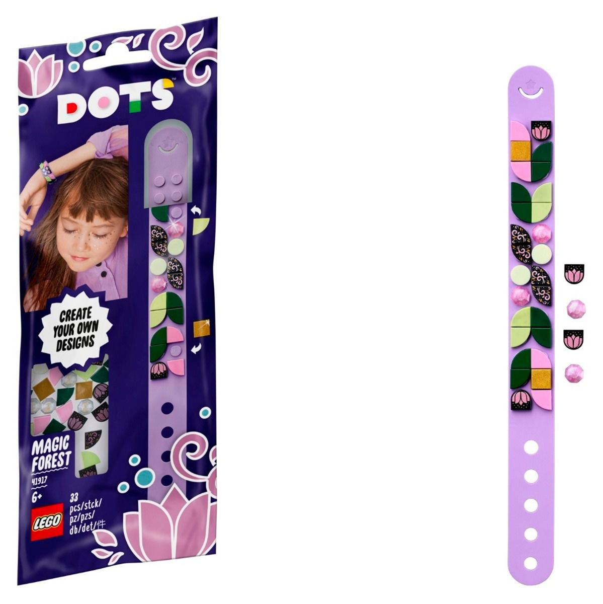 Конструктор Lego DOTs Браслет Волшебный лес 41917 купить,NaN