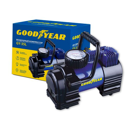 Компрессор воздушный Goodyear GY-35L GY000102 синий купить,NaN