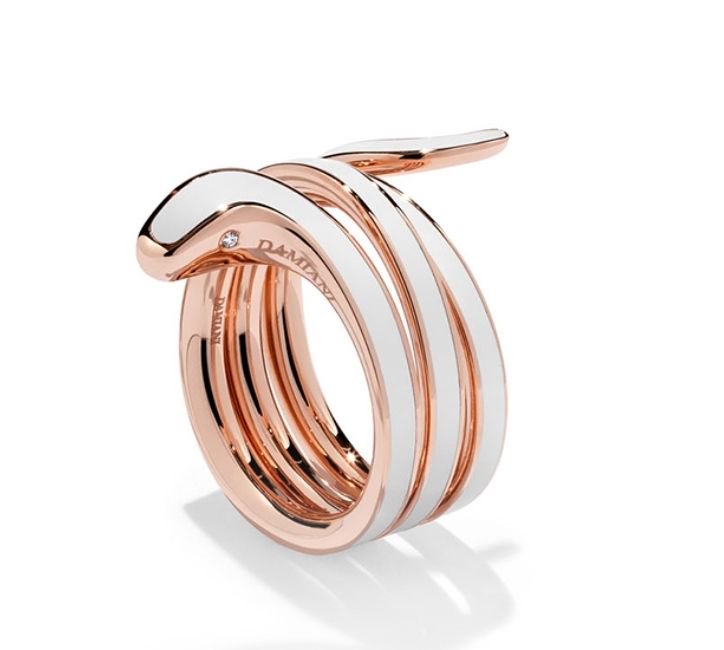 Кольцо Damiani 10916 д 15р 6,7гр 0,010ct. купить,NaN