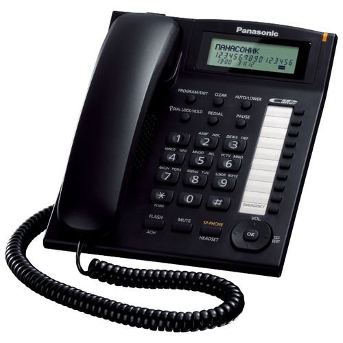 Проводной телефон Panasonic KX-TS2388 RUB черный