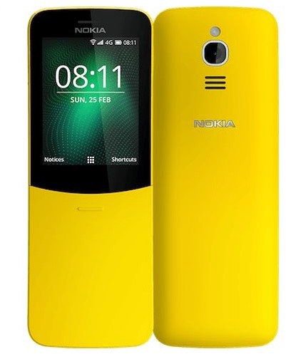 Мобильный телефон Nokia 8110 DS LTE Yellow