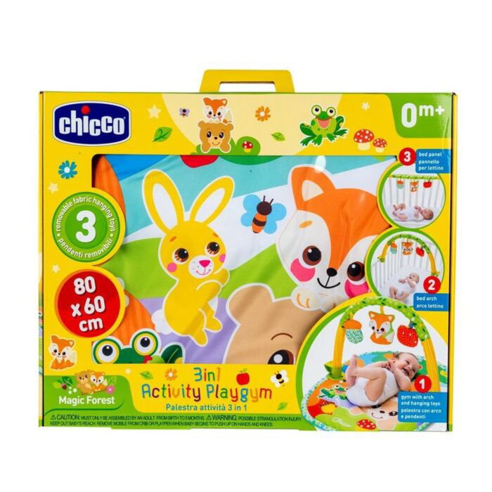 Игровой коврик Chicco  3в1 Activity 0м+ купить,NaN