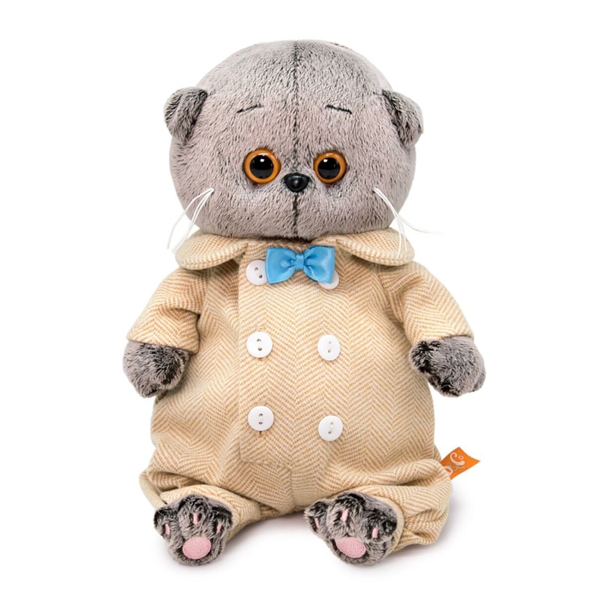 Мягкая игрушка Basik Басик Baby в комбинезоне из твида BB-091 20см купить,NaN