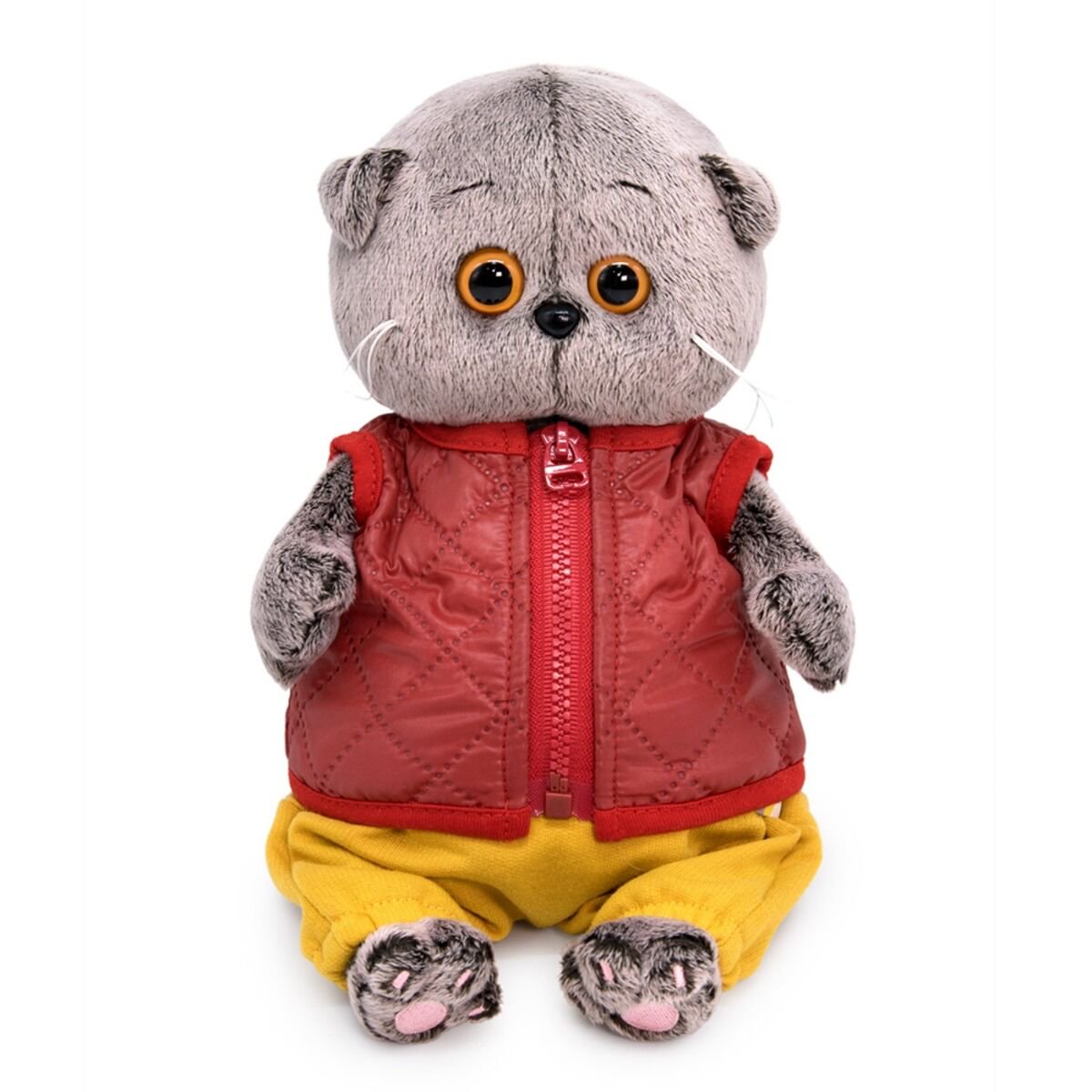 Мягкая игрушка Basik Басик Baby в стеганом жилете BB-092 20см купить,NaN
