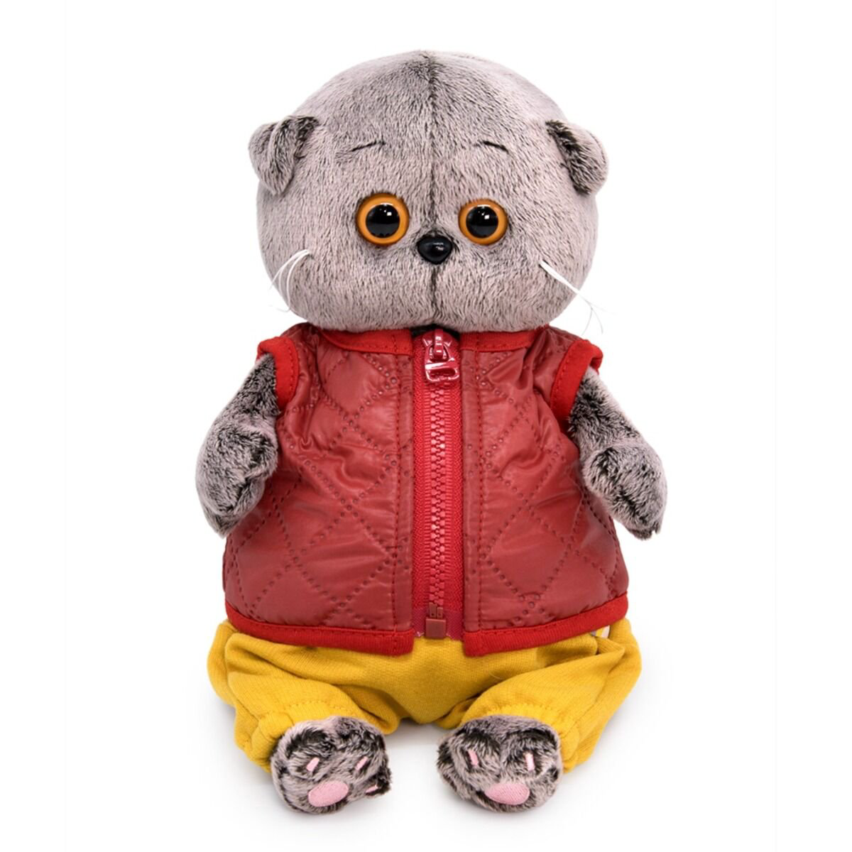 Мягкая игрушка Basik Басик Baby в стеганом жилете BB-092 20см купить,NaN