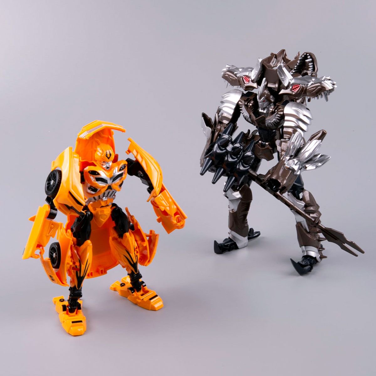 Игровой набор Changerobot  из 2х роботов-трансформеров желтый-коричневый купить,NaN