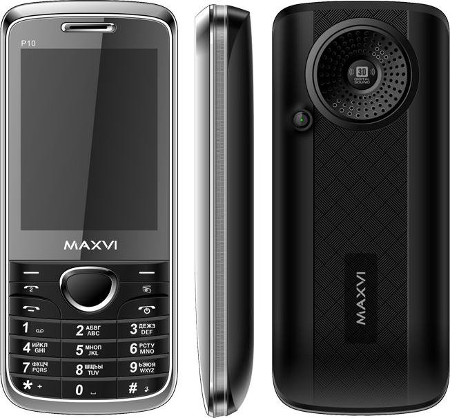Мобильный телефон MAXVI P10 Black купить,NaN